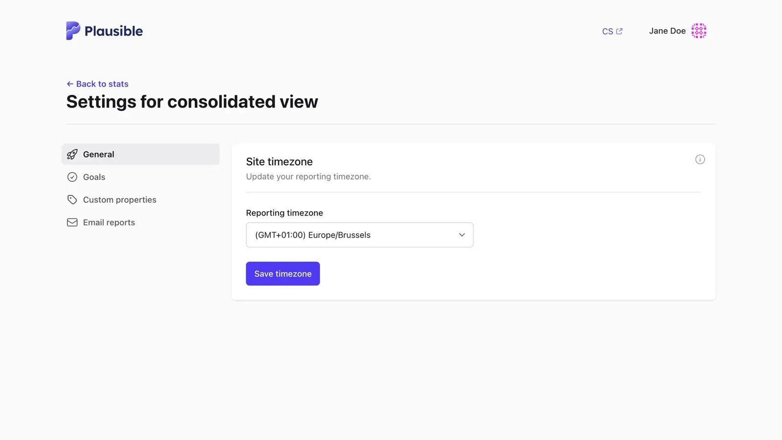 Consolidated traffic view